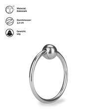 Charger l'image dans la galerie, Anneau de gland en inox Lump