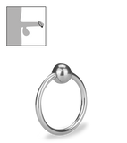 Anneau de gland en inox Lump