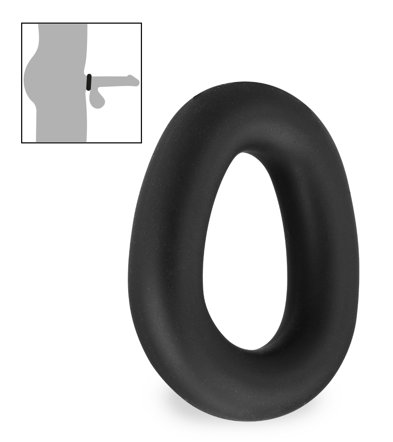 Anneau pénien en silicone médical Woafa