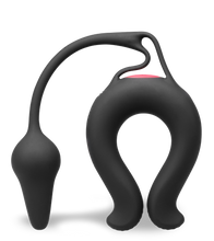 Charger l'image dans la galerie, Anneau vibrant avec plug anal Lucifer