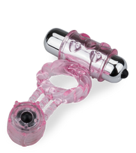 Charger l'image dans la galerie, Anneau vibrant double stimulation