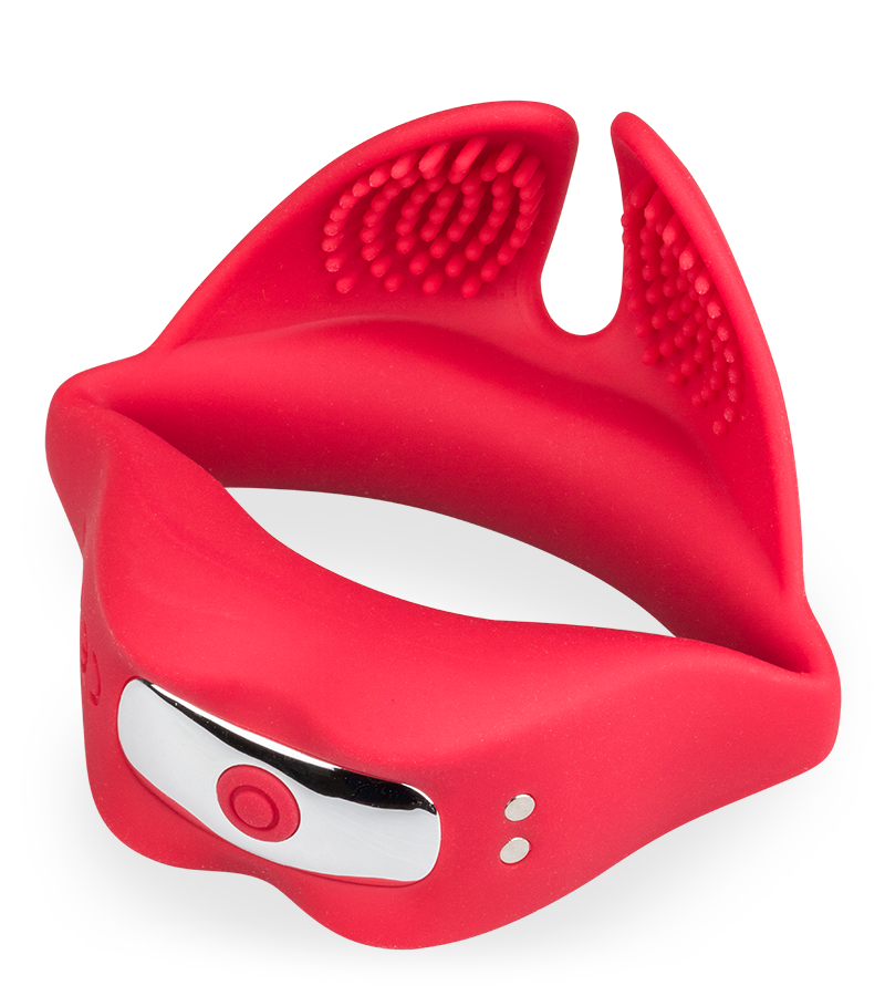 Anneau vibrant masseur de testicules Red Lips