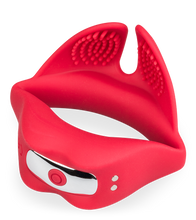 Charger l'image dans la galerie, Anneau vibrant masseur de testicules Red Lips
