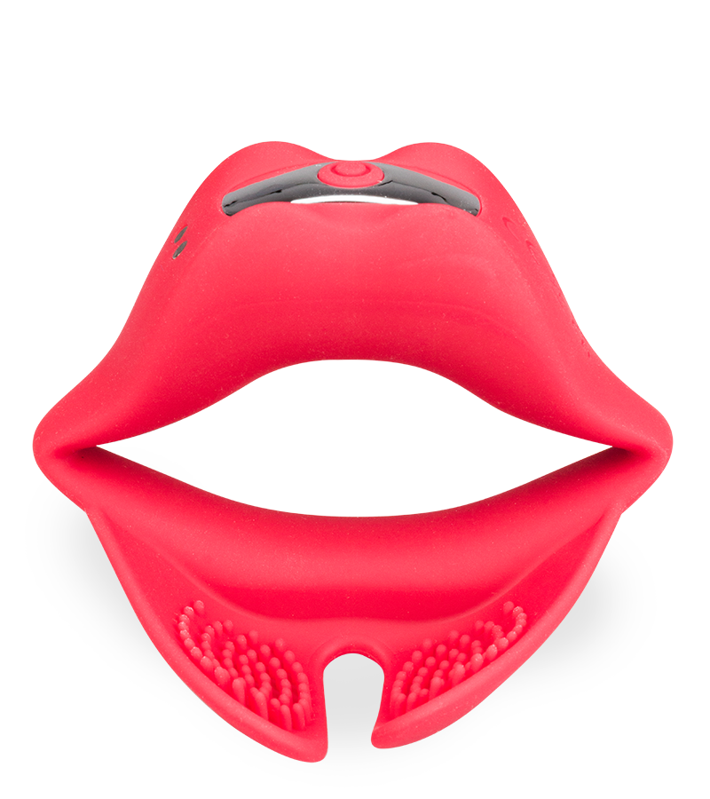 Anneau vibrant masseur de testicules Red Lips