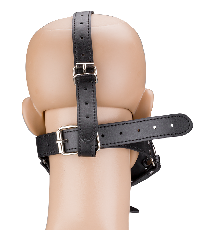 Bâillon harnais avec os en silicone 12,3cm Puppy Play