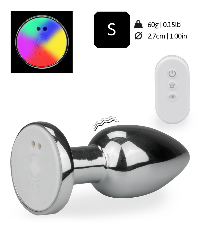 Bijou anal vibrant et lumineux