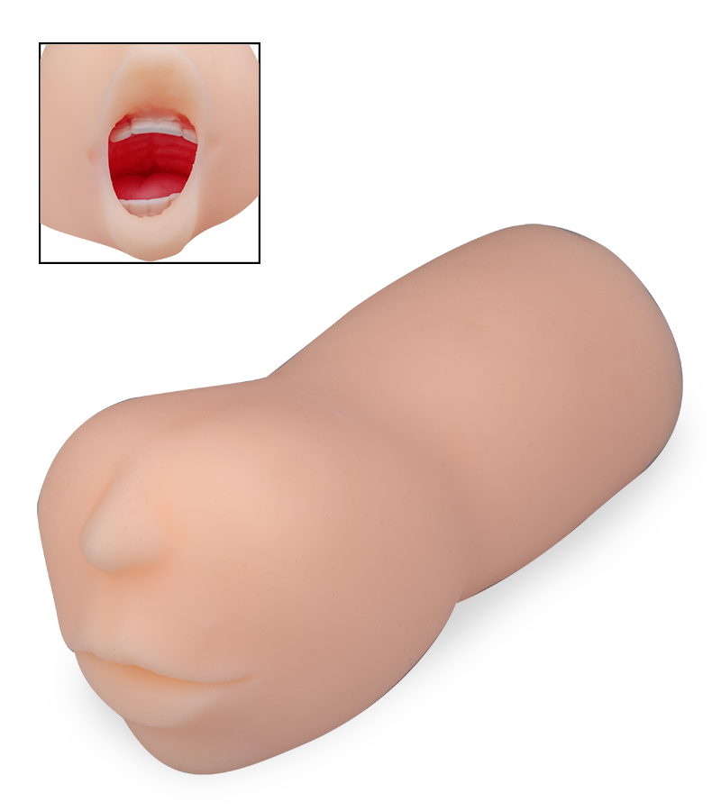 Bouche suceuse ultra réaliste avec langue et dents Rita