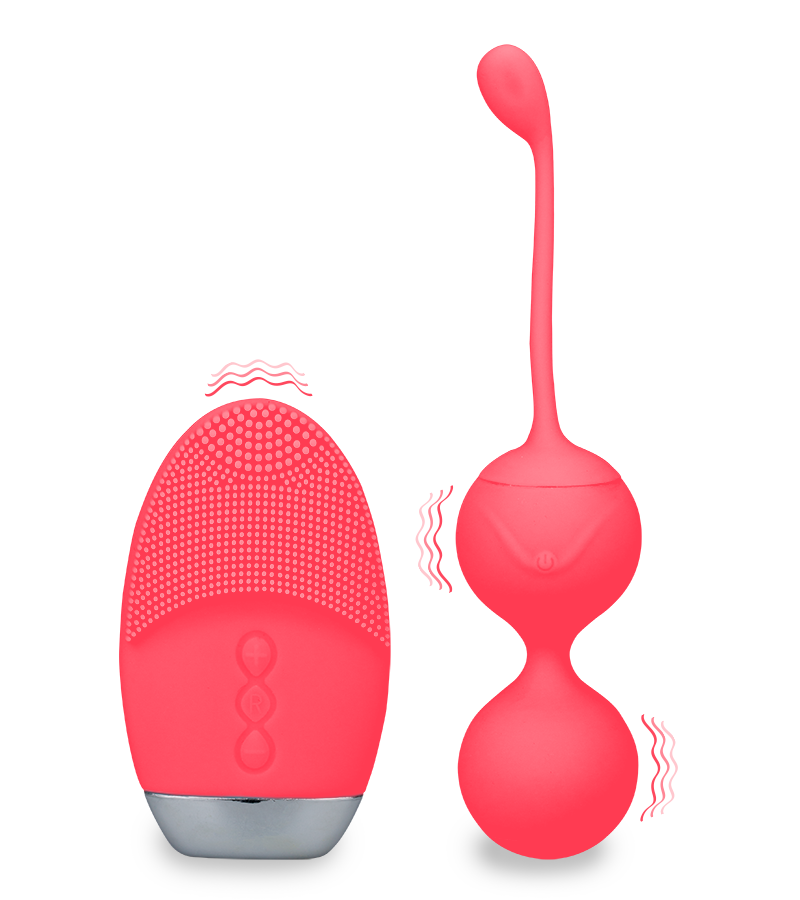 Boules de geisha et télécommande vibrantes Bounce