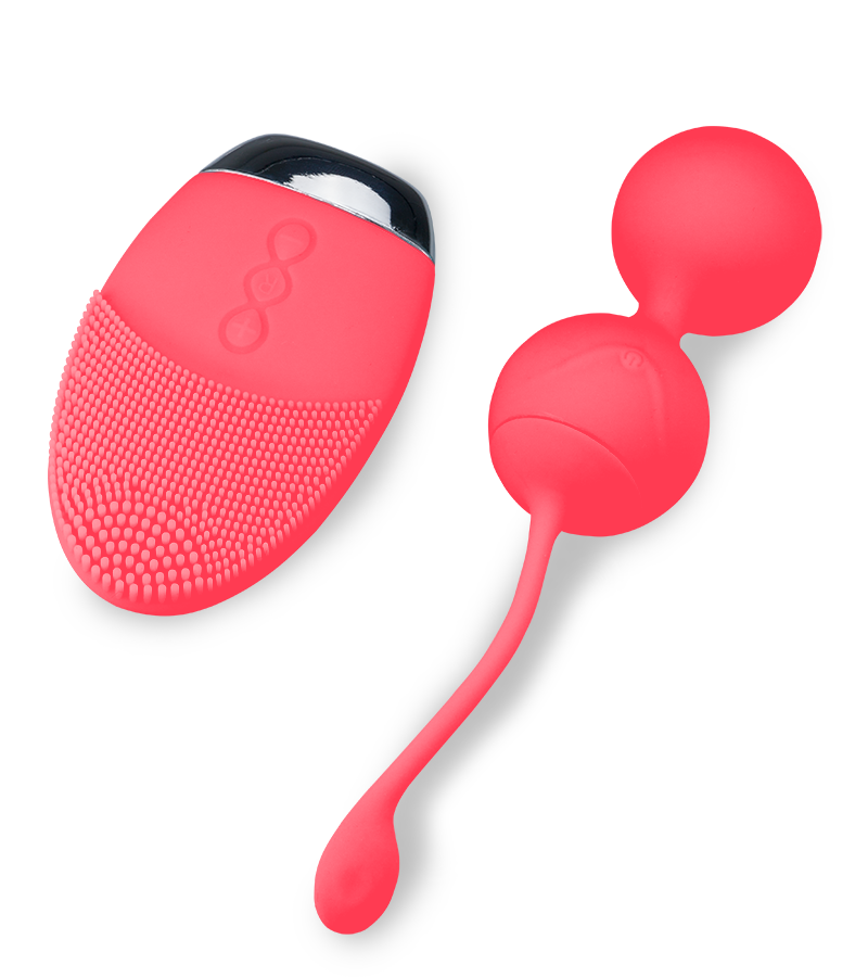 Boules de geisha et télécommande vibrantes Bounce