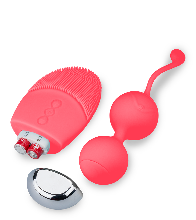 Boules de geisha et télécommande vibrantes Bounce