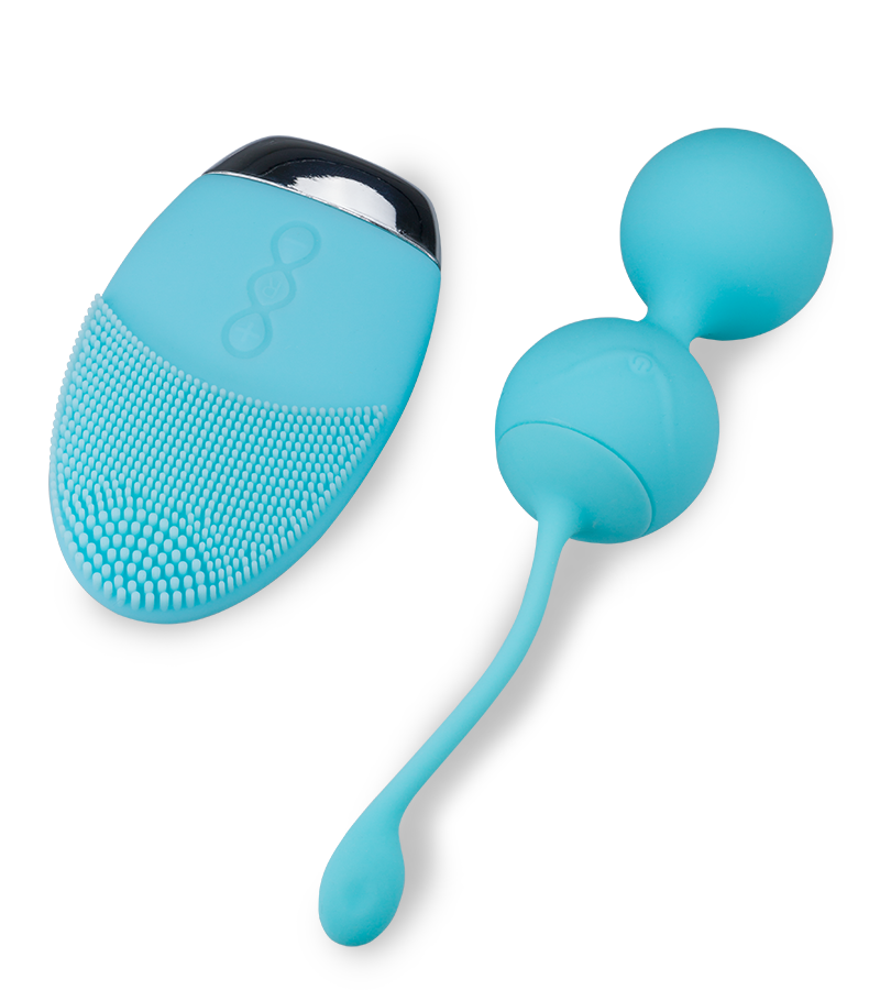 Boules de geisha et télécommande vibrantes Bounce