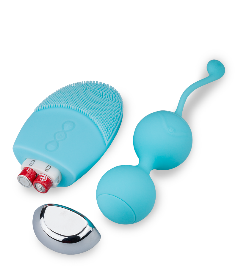 Boules de geisha et télécommande vibrantes Bounce