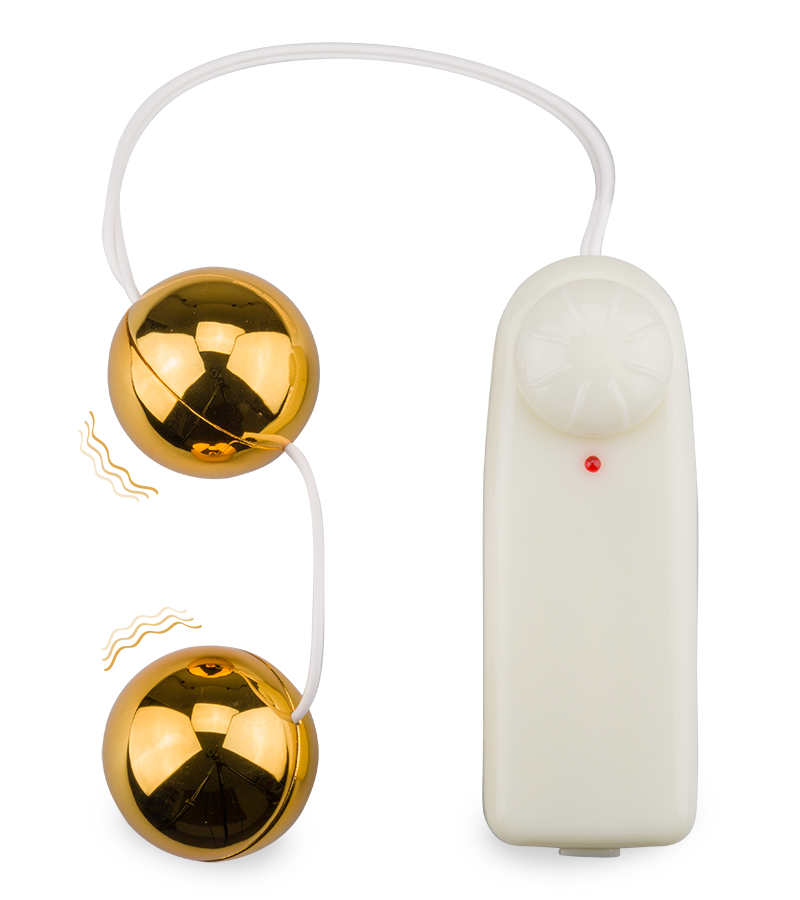 Boules de geisha métal Deluxe vibrantes