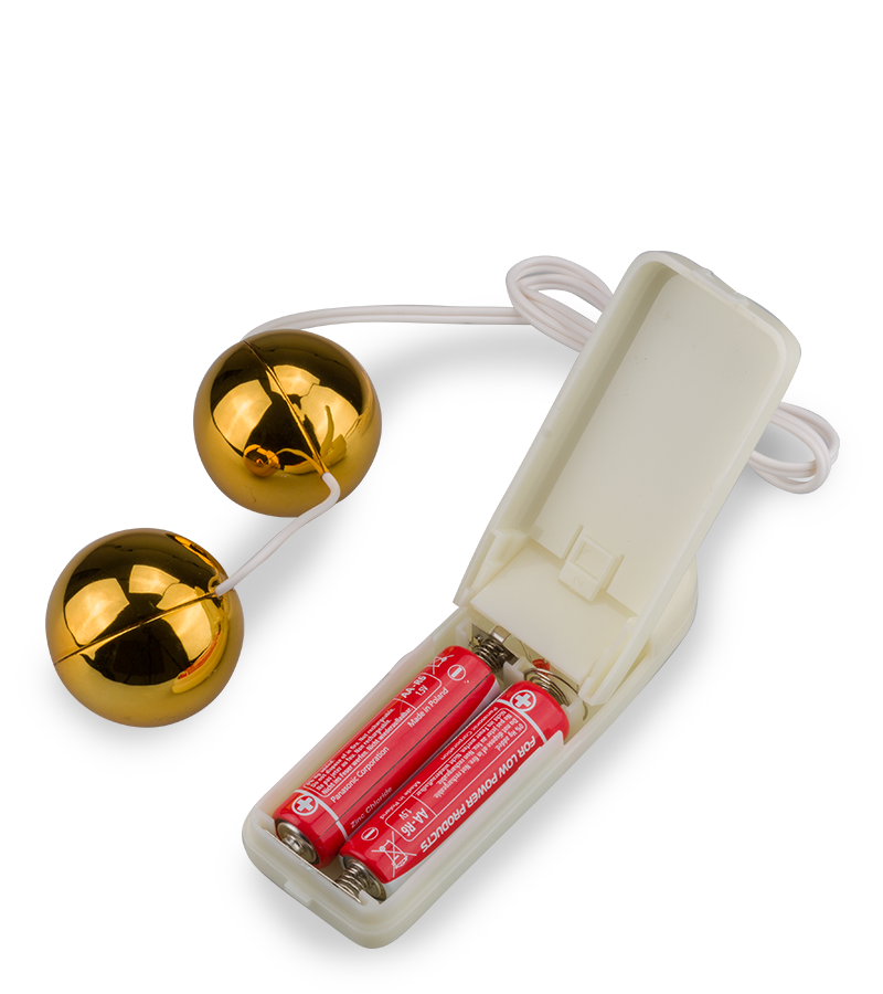 Boules de geisha métal Deluxe vibrantes