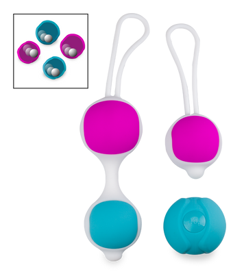 Boules de geisha silicone 2-en-1