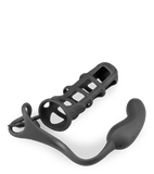 Cage à pénis cockring stimulateur prostate vibrant