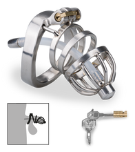 Charger l'image dans la galerie, Cage à pénis courte avec sonde Judgment