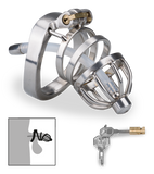 Cage à pénis courte avec sonde Judgment