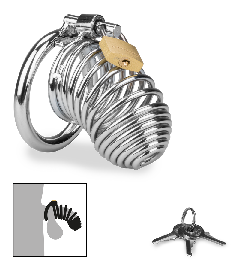 Cage à pénis Hell Spiral