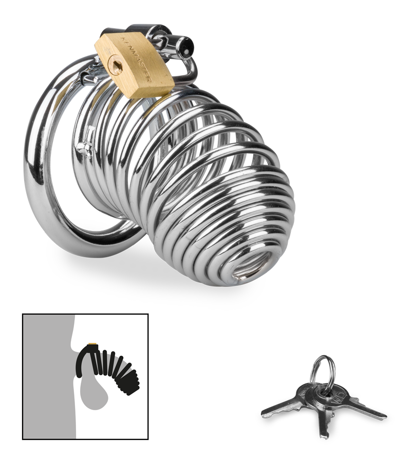 Cage à pénis Hell Spiral