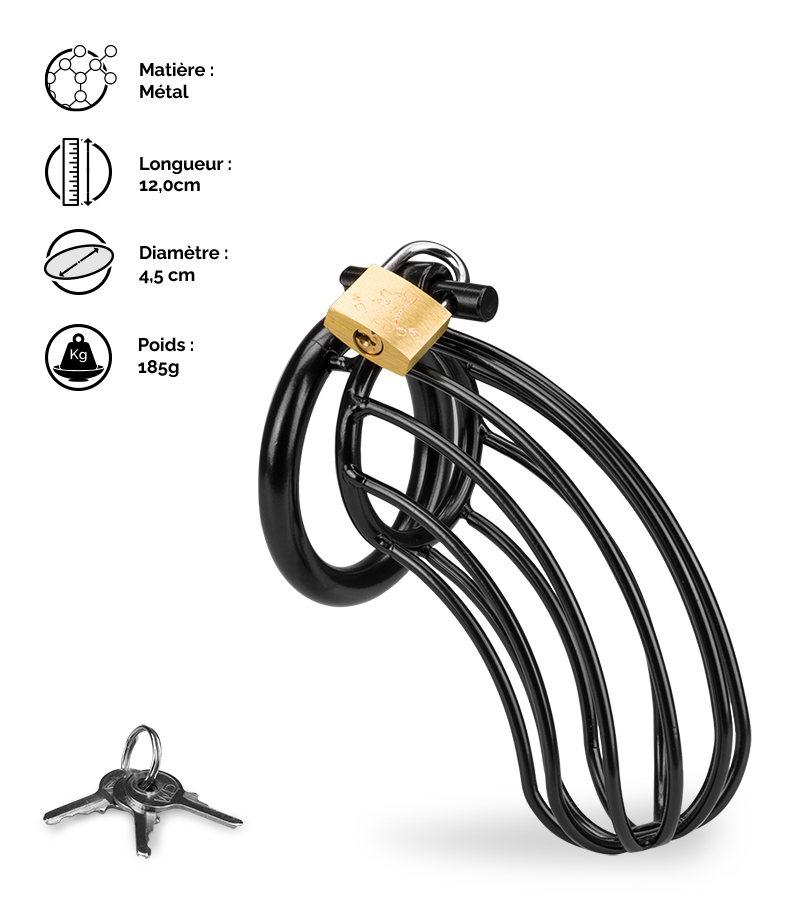 Cage à penis Shérif