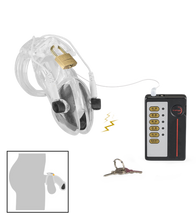 Charger l'image dans la galerie, Cage chasteté électro stimulation transparente