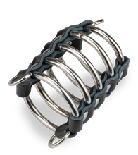 Charger l'image dans la galerie, Cage de chasteté cuir pour pénis
