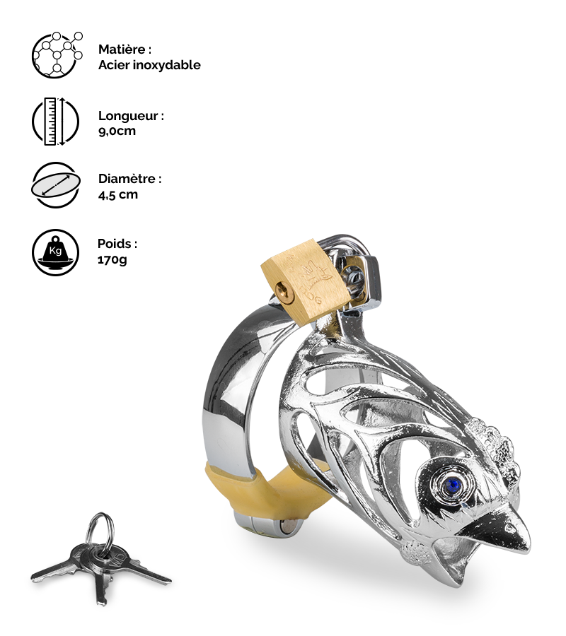 Cage de chasteté homme astrologie chinoise Coq