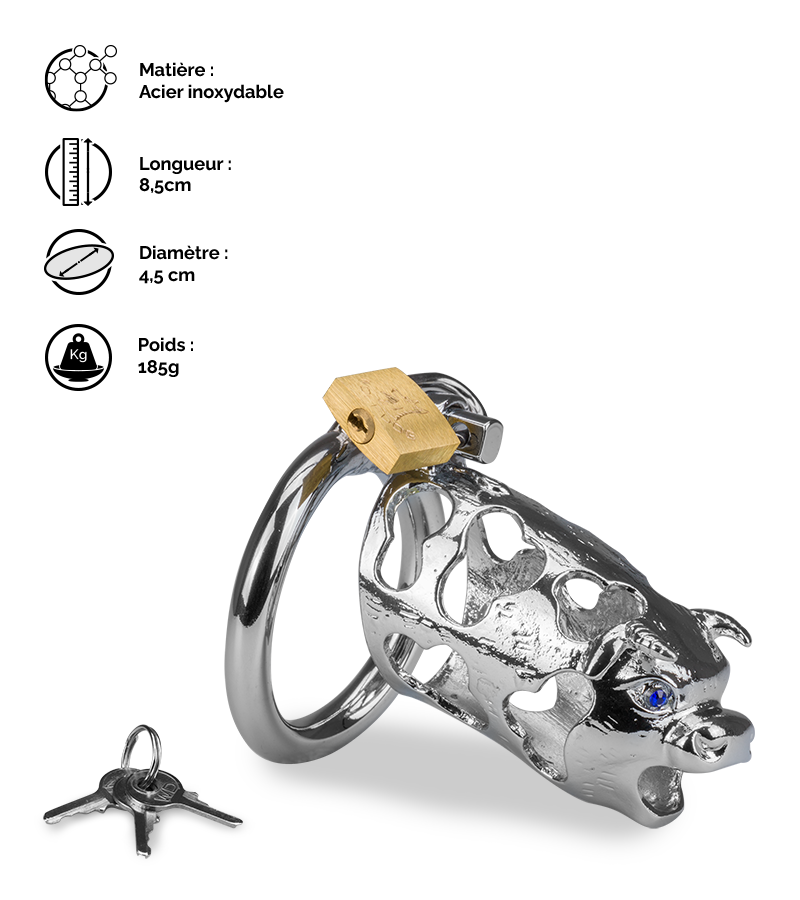 Cage de chasteté pénis astrologie chinoise Buffle