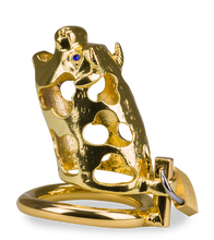 Charger l'image dans la galerie, Cage de chasteté pénis astrologie chinoise Buffle Doré