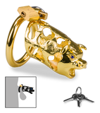 Cage de chasteté pénis astrologie chinoise Buffle Doré