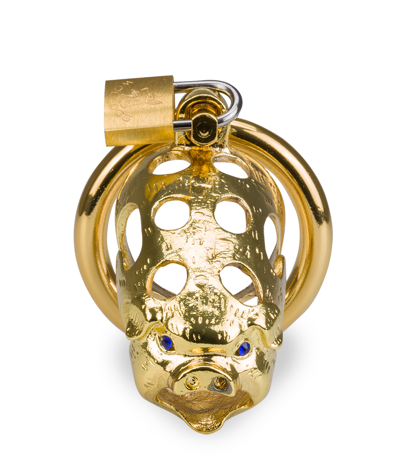 Cage de chasteté pénis astrologie chinoise Cochon Doré