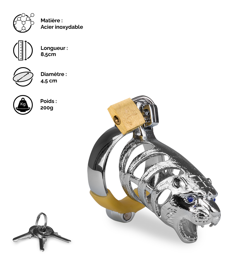 Cage de chasteté pénis astrologie chinoise Tigre