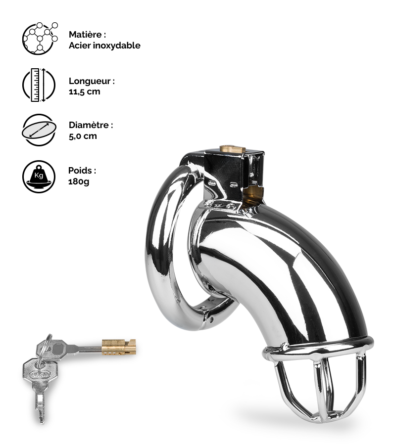 Cage de chasteté pénis Emerald