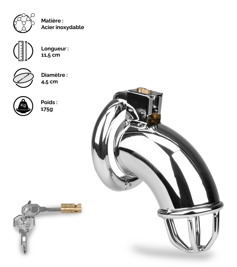 Cage de chasteté pénis Emerald