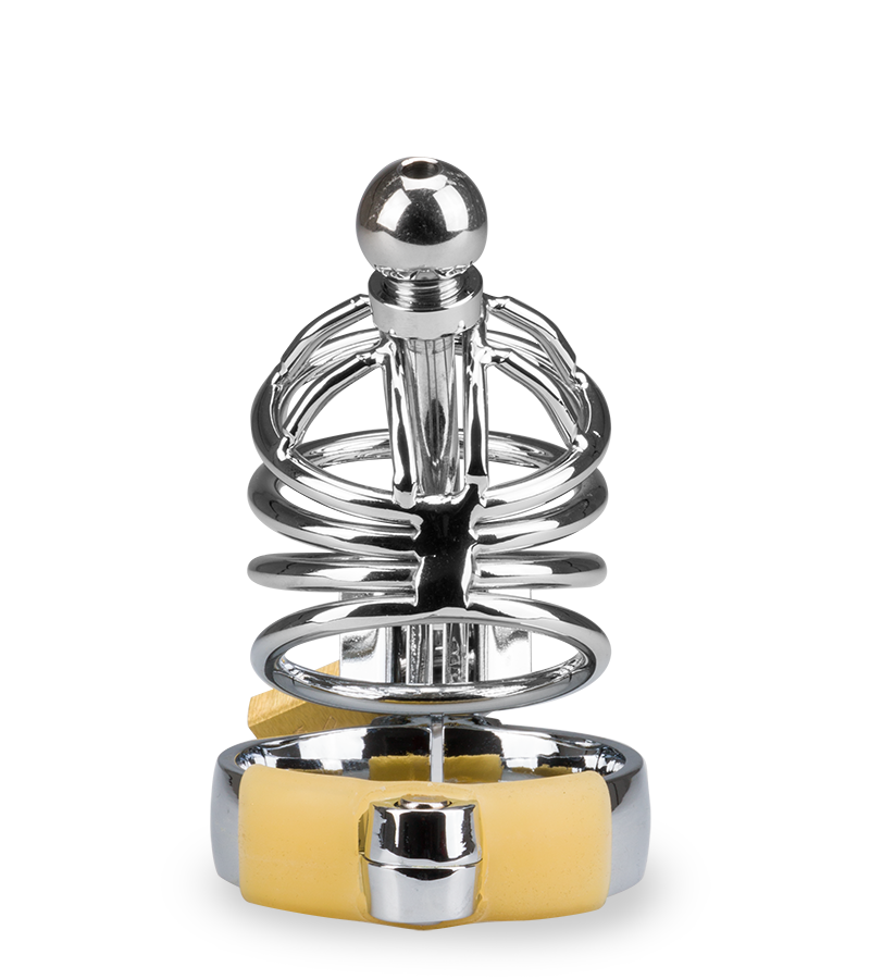 Cage de chasteté pénis et plug d'urètre Alcatraz