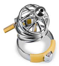 Charger l'image dans la galerie, Cage de chasteté pénis et plug d'urètre Alcatraz