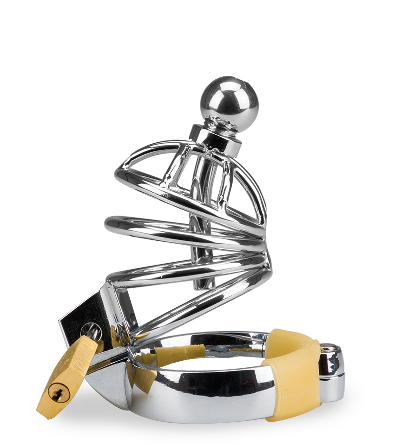 Cage de chasteté pénis et plug d'urètre Alcatraz