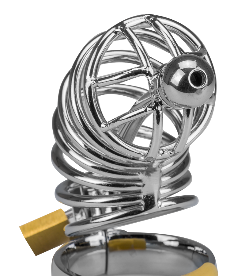 Cage de chasteté pénis et plug d'urètre Guantanamo