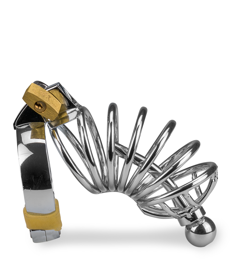 Cage de chasteté pénis et plug d'urètre Guantanamo