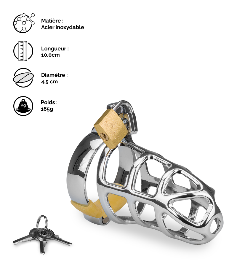 Cage de chasteté pénis Grids