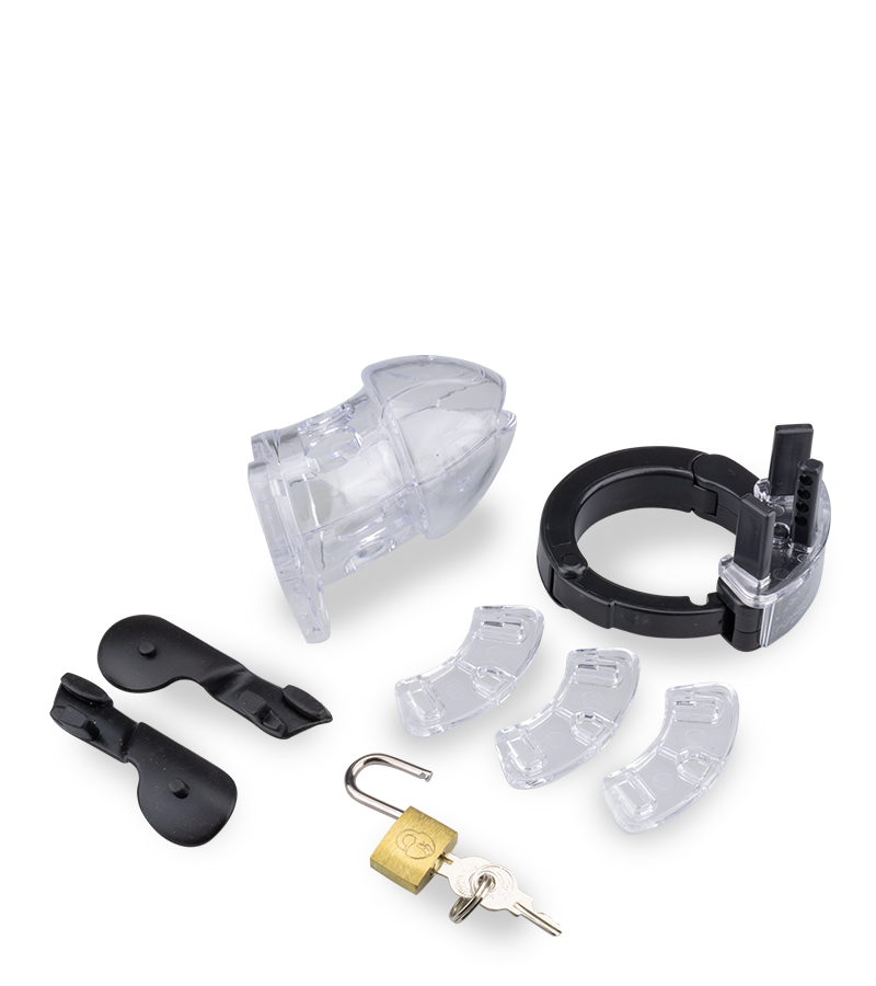 Cage de chasteté réglable à clés