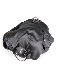 Charger l'image dans la galerie, Cagoule BDSM avec fermeture éclaire pour la bouche et cadenas