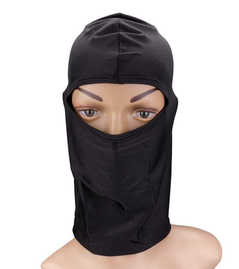 Cagoule BDSM avec grande ouverture pour les yeux