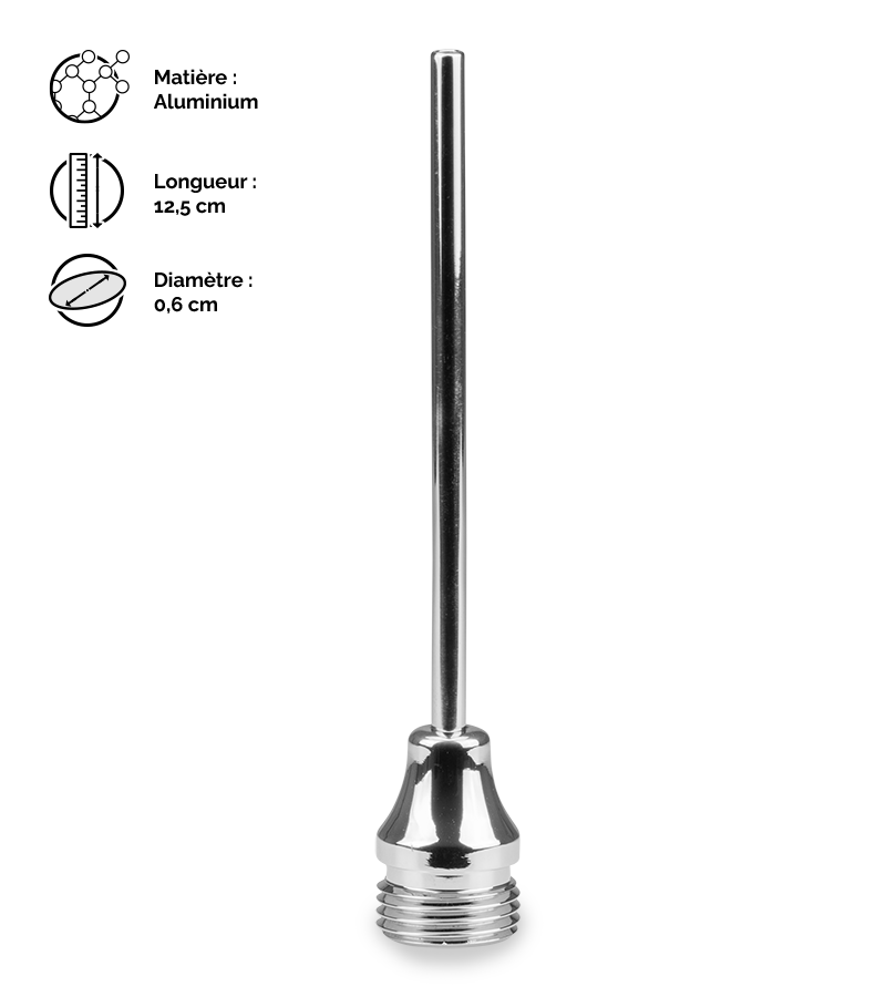 Canule de douche étroite pour lavement anal