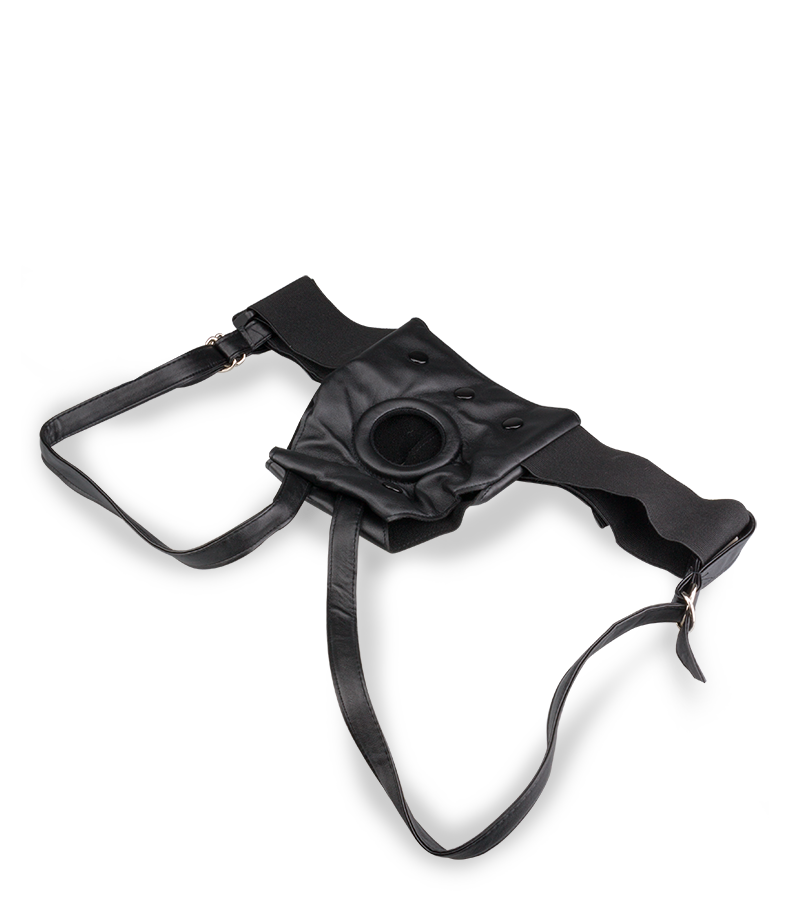 Ceinture BDSM en cuir pour gode ceinture