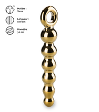 Charger l'image dans la galerie, Chapelet anal en verre Treasure