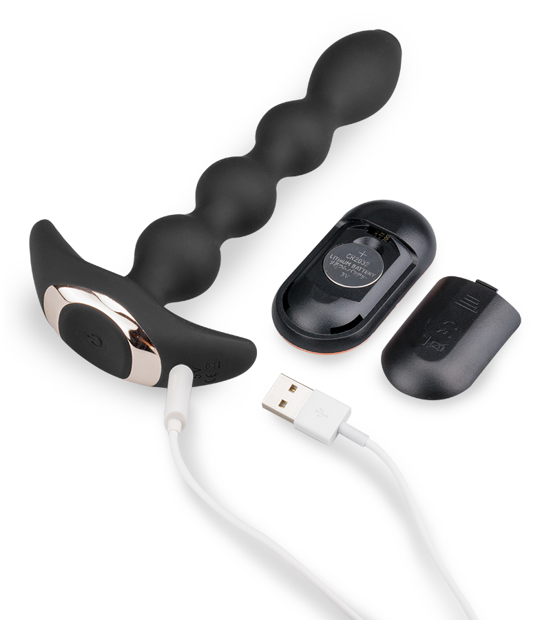 Chapelet anal vibrant télécommandé Devotion