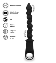 Charger l'image dans la galerie, Chapelet anal vibrant Tremor