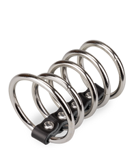 Charger l'image dans la galerie, Cinq anneaux cockring métal